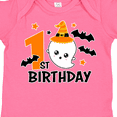 thumbnail image 4 of Inktastic 1st Birthday with Ghost and Bats Halloween Boys or Girls Baby Bodysuit, 4 of 5