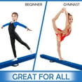 thumbnail image 6 of Gymax 7FT Folding Gymnastic Beam Portable Floor Balance Beam w/Handles for Gymnasts Blue, 6 of 9