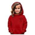 thumbnail image 3 of GDREDA Chandails de Noël pour Fille Chandail Imprimé à Col Rond Manches Longues Sweat à Capuche Rouge, 3-4 Ans, 3 of 7