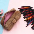 thumbnail image 4 of Large-Capacity Plush Pencil Bag Cute Bear Student Multi-Functional Stationery Bag Personalized Girl Cosmetic Bag School Office Stationery, 4 of 7
