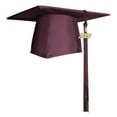 thumbnail image 2 of Endea Graduation Matte Maroon Graduation Cap  Tassel, 2 of 11
