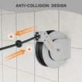 thumbnail image 3 of Giraffe Tools Retractable Power Pressure Washer Hose Reel 1/4" x 65 ft, 3200PSI, Wall/Floor Mounted, 3 of 9