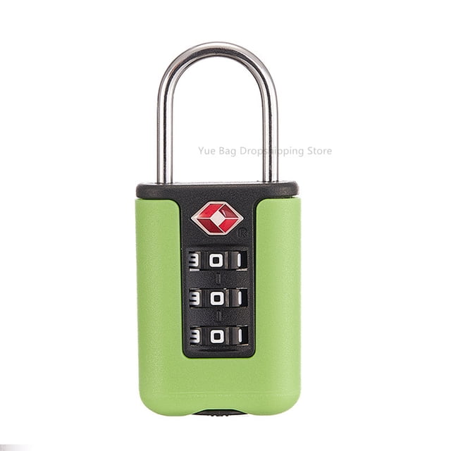 1PC TSA Customs Colorful Code Lock For Travel Luggage Password Changeable Lock Contrast Color Design Padlock Cabinet Locker 2# M