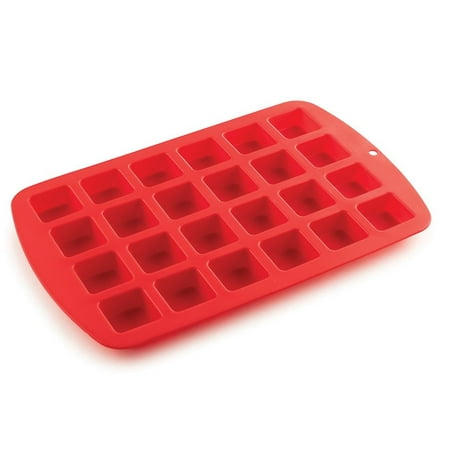 

Mrs Anderson s Silicone Mini Brownie Pan - Makes 24 Mini-Sized Muffins
