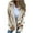 Beige, variant on MIUOWANP Jackets for Women Trendy Work Women's Woolen Coat Casual Loose Lapel Fake Pocket Cardigan Long Sleeve Hoodless Casual Coat/jacket