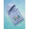 thumbnail image 3 of My Little Succulents Garden Hoodie Women -Image by Shutterstock, Female Medium, 3 of 4