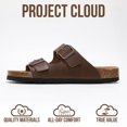 thumbnail image 3 of Sandalia Project Cloud Venita de cuero genuino con memory foam, 3 of 5