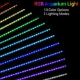 thumbnail image 2 of Aquarium Led Lighting 18cm With Remote Control, Rgb Multicolor Led Lamp For Freshwater Aquarium, 2 of 5