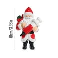 thumbnail image 2 of 2020 Santa Claus Wearing Face Mask Christmas Tree Ornament Set 2 Pieces Funny Holiday Decor 4X4Inch, 2 of 9