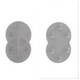thumbnail image 4 of Unique Bargains 1Pc Durable Double Circle Shape Makeup Sponge Brush Cleaner Gray, 4 of 5