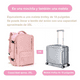 thumbnail image 3 of Mochila Para Laptop Viaje Con Gran Capacidad ROSA, 3 of 5