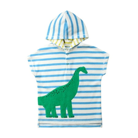 

TFFR Baby Hooded Bath Towel Poncho Swim Pool Beach Wear Kids Bathrobe Cartoon Towel
