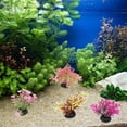 thumbnail image 4 of FONWILYO 20Pcs Fish Tank Mini Plants Plastic Multi Realistic Shape for Fish Owners, 4 of 6