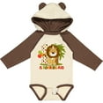thumbnail image 3 of Inktastic Cute Lion 1st Birthday Boys Long Sleeve Baby Bodysuit, 3 of 5