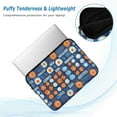 thumbnail image 2 of FORMRS 15-15.6 inch Laptop Sleeve Case Soft Carrying Quilted Computer Bag Cover, Modern Color Circle, 2 of 7
