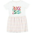 thumbnail image 3 of Inktastic Big Sis Girls Cute Sister Announcement Girls Toddler Dress, 3 of 5