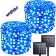 thumbnail image 1 of Luces Solares en Cadena BHCLIGHT 200 LED 24m 8 Modos Azul Paquete de 2, 1 of 9