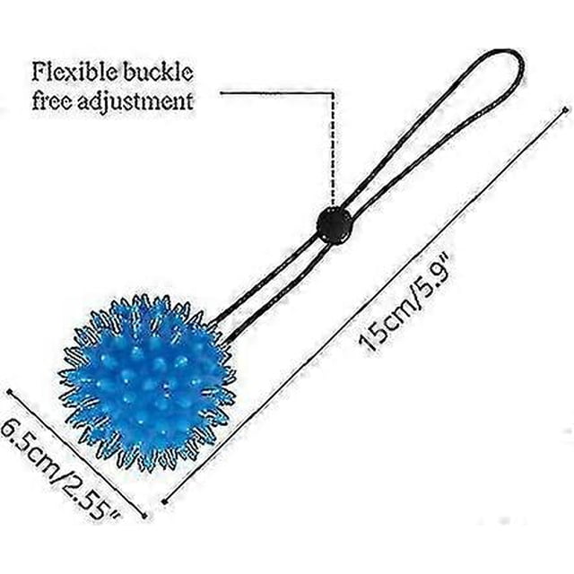 Pelota de ejercicios de mano Born Pretty para terapia y pelotas de compresión para terapia de manos - Correa de muñeca ajustable para evitar caídas - Para
