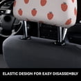 thumbnail image 4 of Kdxio Strawberry Pattern Print 2 Piece Car Head Rest Covers Set Auto Front/Rear Seats Headrest Cover Universal Fit Most Cars,Sedan, SUV, 4 of 9