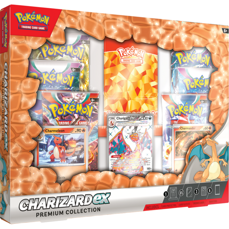 Pokemon Trading Card Games Charizard Ex Premium Box 6 Tcg Booster