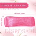 thumbnail image 4 of Sujetadores desechables no tejidos Geyoga 100 piezas para mujer (rosa), 4 of 7