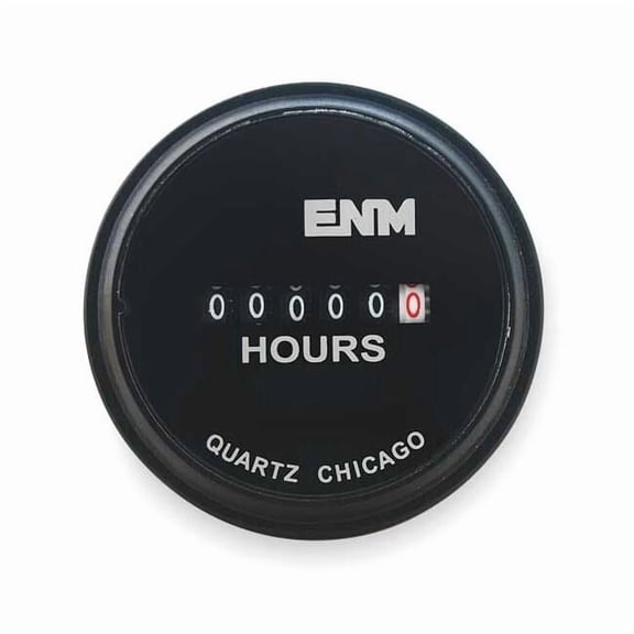 Enm Hour Meter,Electrical,2.31 in,Round T50A5279