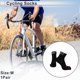 thumbnail image 2 of Calcetines de ciclismo absorbentes de sudor, anti-fricción, calcetines de bicicleta al aire libre negros unisex 1 par letra, 2 of 6