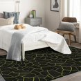thumbnail image 4 of Geometry Rugs for Living Room Bedroom - Modern Rug 4x6 - Art Carpet for Home Decor - Washable Non Slip Patterned Indoor Large Area Rug - Soft & Low Pile (ZN&630), 4 of 7