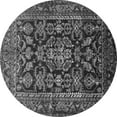 thumbnail image 1 of Ahgly Company Indoor Round Persian Gray Traditional Area Rugs, 4' Round, 1 of 1