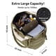 thumbnail image 3 of Bolsa Bagelite de lona grande para mujer, 22 pulgadas, 50 L, color verde, 3 of 6