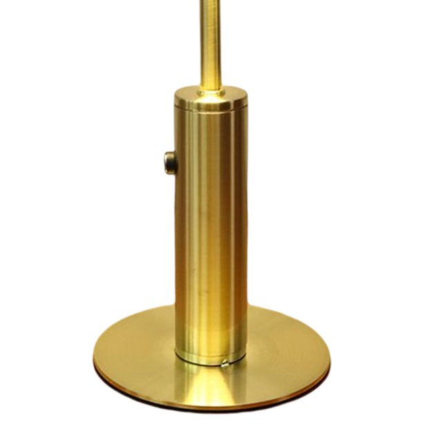 Baohd Dimmable Bedside Table Lamp Elegant Bar Decor Battery Powered Umbrella Gold 1Set