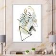 thumbnail image 2 of Designart 'Mountain Bird With Gouache Of Abstract Landscape' Modern Framed Canvas Wall Art Print, 2 of 5