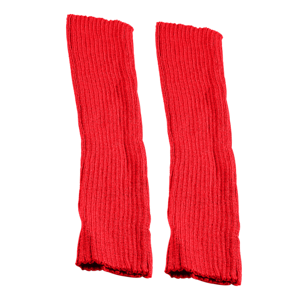 Minnieouse 1 par de calcetines de pierna para invierno, manga cálida para pierna, Color caramelo, manga para pierna, calentador de pantorrilla Medias rojo