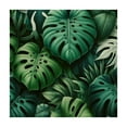 thumbnail image 4 of Awypu Tropical Jungle Leaves Banana Leaf Palm Leaf Lumbar Tablecloth Full Width Single-Sided Printing 100% Polyester Fiber 36*36, 4 of 8
