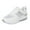 White, variant on Leey-World Womens Golf Shoes Women Comfortable Casual Platform Fashion Sneaker(Light Gray,8.5)