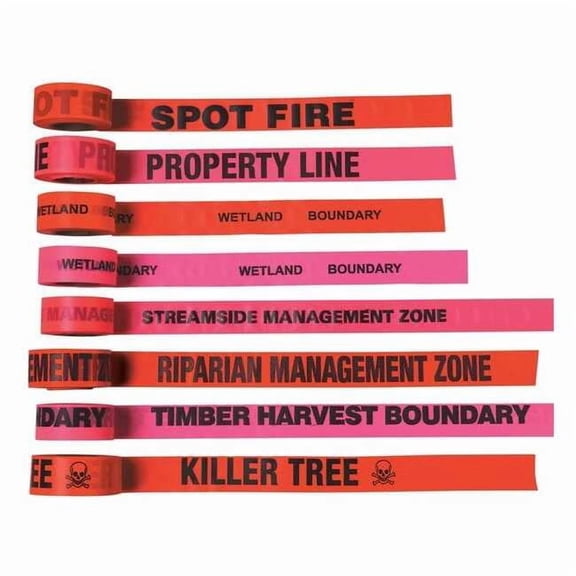 Manufacturer Varies Flagging Tape,Orange,150 ft L, 1 1/2 in CUOGBK26-200