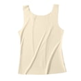 thumbnail image 5 of IFNWSV Camisole Tops for Women U Neck Sleeveless Solid Color Lightweight Layering Basic Cami Top White XL, 5 of 6
