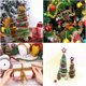 thumbnail image 4 of Guirnalda de papel de aluminio para decoración navideña, corona navideña artificial de ratán, decoraciones para fiestas de bodas, 1 guirnalda artificial de caña en liquidación., 4 of 8