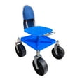 thumbnail image 2 of yotijay Garden Trolley Rolling Seat Anti Slip for Planting Lawn Care and Car Maintenance blue with bag, 2 of 9