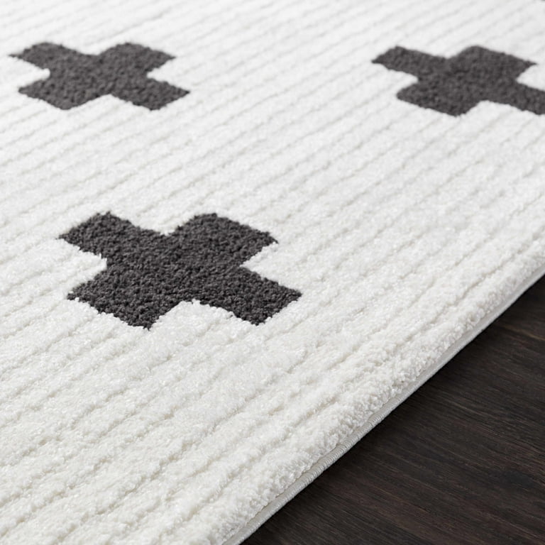 Swiss Cross Pattern, Modern Outdoor Doormat