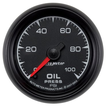 Auto Meter 4352 Ultra-Lite Electric Oil Pressure Gauge - 2-5/16" Dial, 12/16V