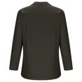 thumbnail image 5 of Womens Cotton Linen Button Down Shirt 2026 Spring Casual Long Sleeve Blouses Solid Color Loose Soft Work Tops Dressy Lightweight Comfy Outfits Going Out Tops Ladies Fashion Trendy, 5 of 6