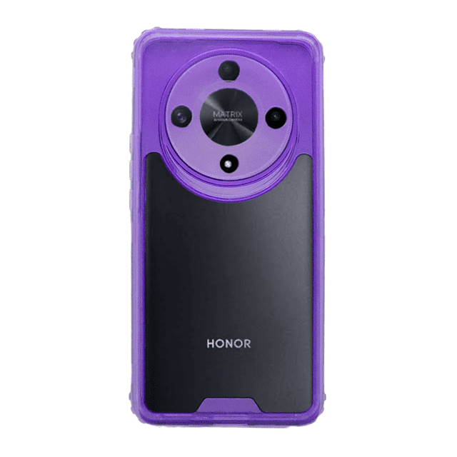 Funda Otter Cely Vesmir 360 Contonor De Color Uso Rudo Para Honor X9b/ Magic6 Lite Morado Más 2 Micas De Cristal
