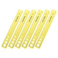 thumbnail image 2 of ZTTD 12 inches (30 cm) Shatterproof Flexible Rulers, Clear Plastic Ruler ith Centimeters and Inches - Great for Home, & Office – 6Pcs (Type2-Yellow), 2 of 9