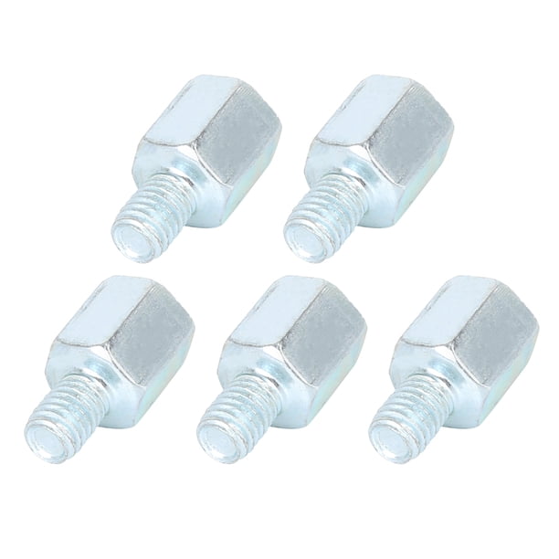 5Pcs 10mm RH a 8mm RH Retrovisor Espejos Adaptador para Motocicleta