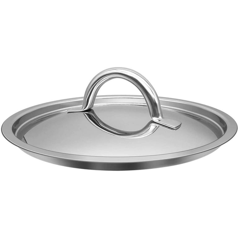 Fortune Candy 1.6 Quart Saucepan, 18/8 Stainless Steel Tri-Ply Cookware  with Lid, Dishwasher Safe 