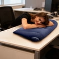 thumbnail image 2 of fuxzkrlz Inflatable Cushion Pillow Lightweight Portable Triangular Wedge Pillow with Dual Inflation Mode Built-in Pump Posture Support, 2 of 7