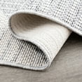 thumbnail image 5 of Bliss Rugs Bailey Transitional 2' x 3' Gray and White Indoor Outdoor Area Rug, 5 of 8
