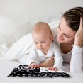 thumbnail image 4 of Jouets Sensoriels pour Bébé à Fort Contraste Noir et Blanc Livre Souple pour Bébé pour l'Éveil Précoce Jouets pour le Temps sur le Ventre du Nourrisson Tridimensionnel Peut Être Mordu et Déchiré Papier Non Pourri 0-3 Ans Nouveau-Né à, 4 of 8