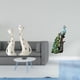 thumbnail image 2 of Estatua de pareja de gatos y , escultura animal, regalo de bodas para comedor, repisa, pieza de colección, adorno de mesa, elegante decoració, 2 of 8